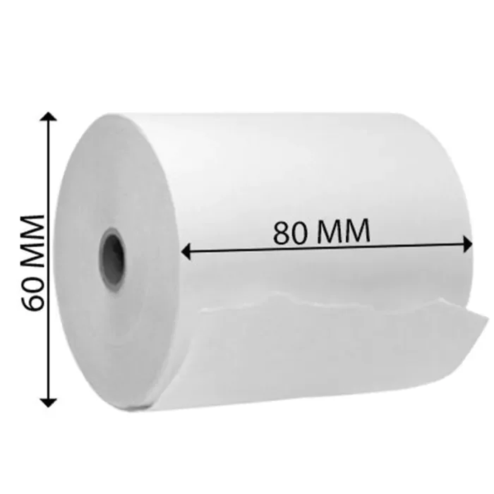 Rolos de papel 4Office térmico 80x60x11 - Pack 10