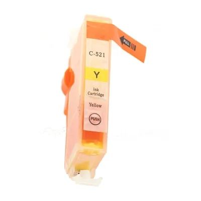 Tinteiro Canon Compatível CLI-521Y amarelo