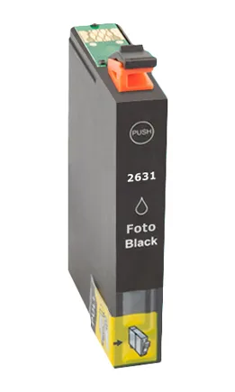 Tinteiro Epson Compatível 26 XL, T2631 preto