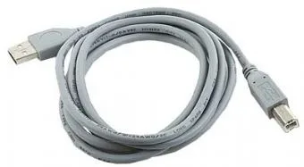 Cabo USB para Impressora (A-B) 1.8 metros Gembird Cinza