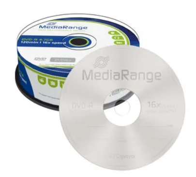DVD-R Mediarange 16x - Pack 25