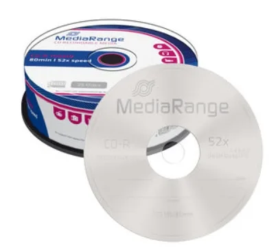 CD-R Mediarange 52x - Pack 25