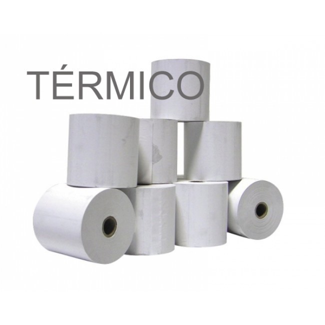 Rolos de Papel Térmico 4Office 80x40x11 - Pack 10