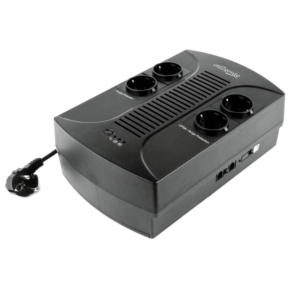 UPS GEMBIRD com AVR 850 VA 4 Tomadas