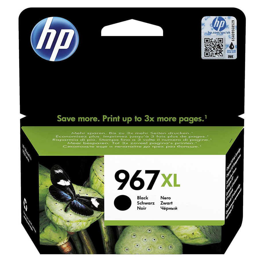 Tinteiro HP 967XL Preto Original (3JA31AE)