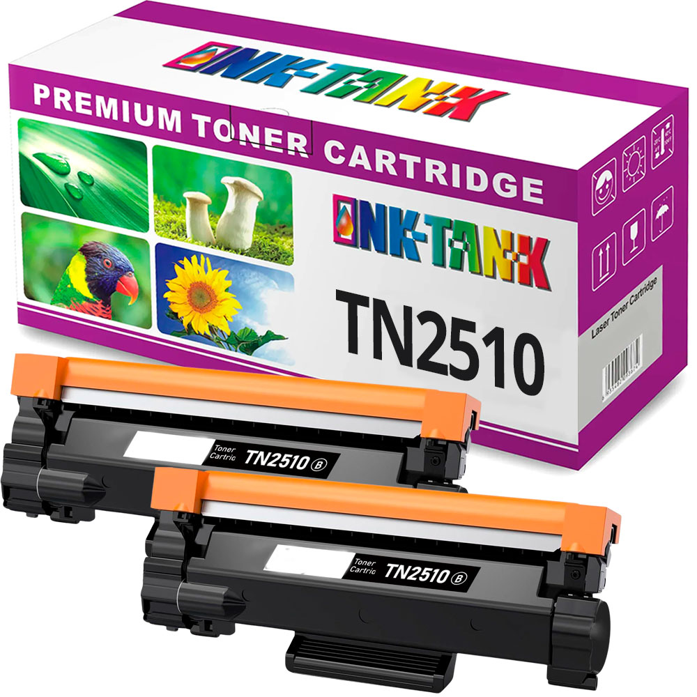 Pack 2 Toners Brother TN-2510 XL Compatíveis