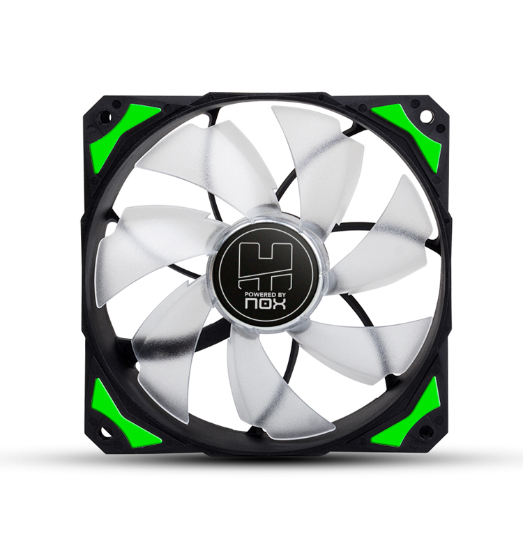 Ventoinha Nox Hummer H-fan 120 LED Green