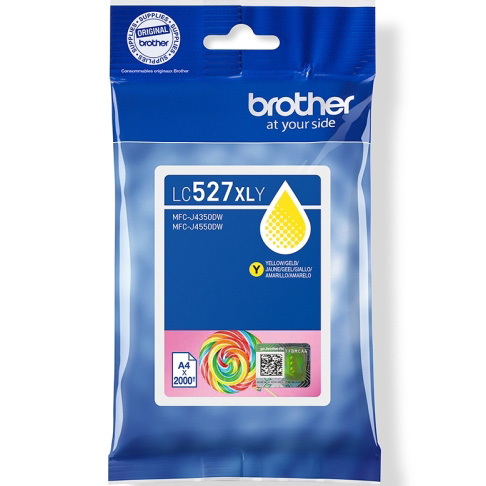 Tinteiro Brother Original LC527 XL  Amarelo (LC527XLY)