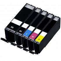 Conjunto 5 Tinteiros Canon PGI-550 / CLI-551 Compatíveis