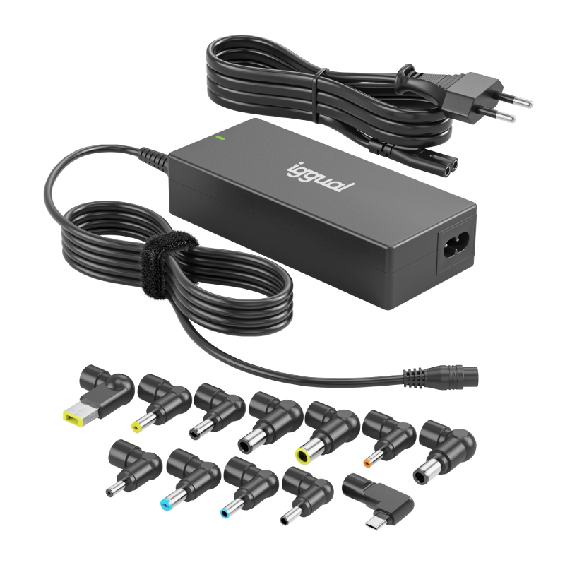 Carregador Universal 90W para Computadores Portáteis Iggual