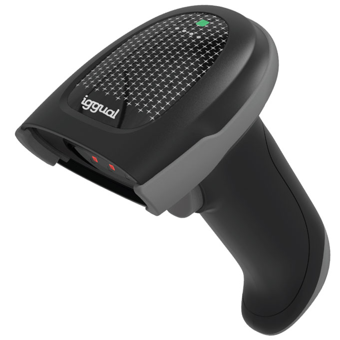 Leitor de Códigos de Barra Iggual 2D Bluetooth WiFi 2.4G