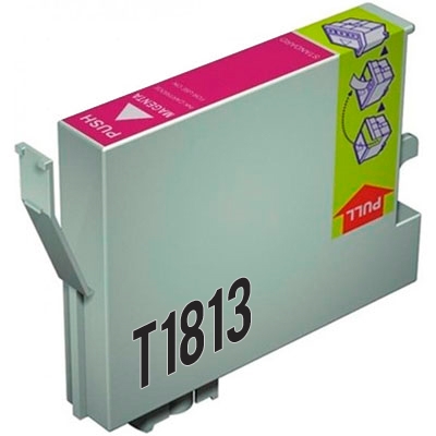 Tinteiro Epson Compatível 18 XL, T1813 magenta