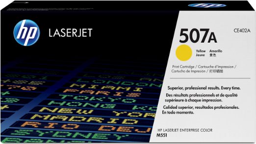 Toner HP LaserJet Original 507A Amarelo (CE402A)