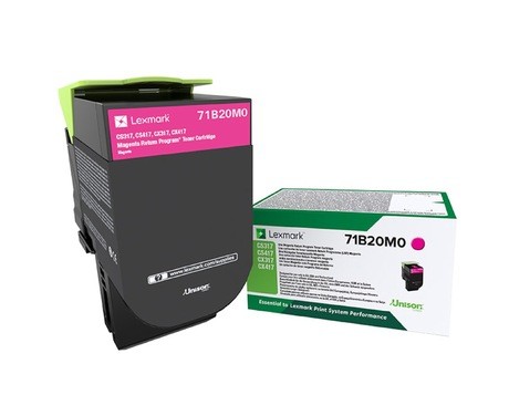 - Toner Lexmark Original 71B20M0 Magenta CS317 / CS417 / CX317 / CX417
