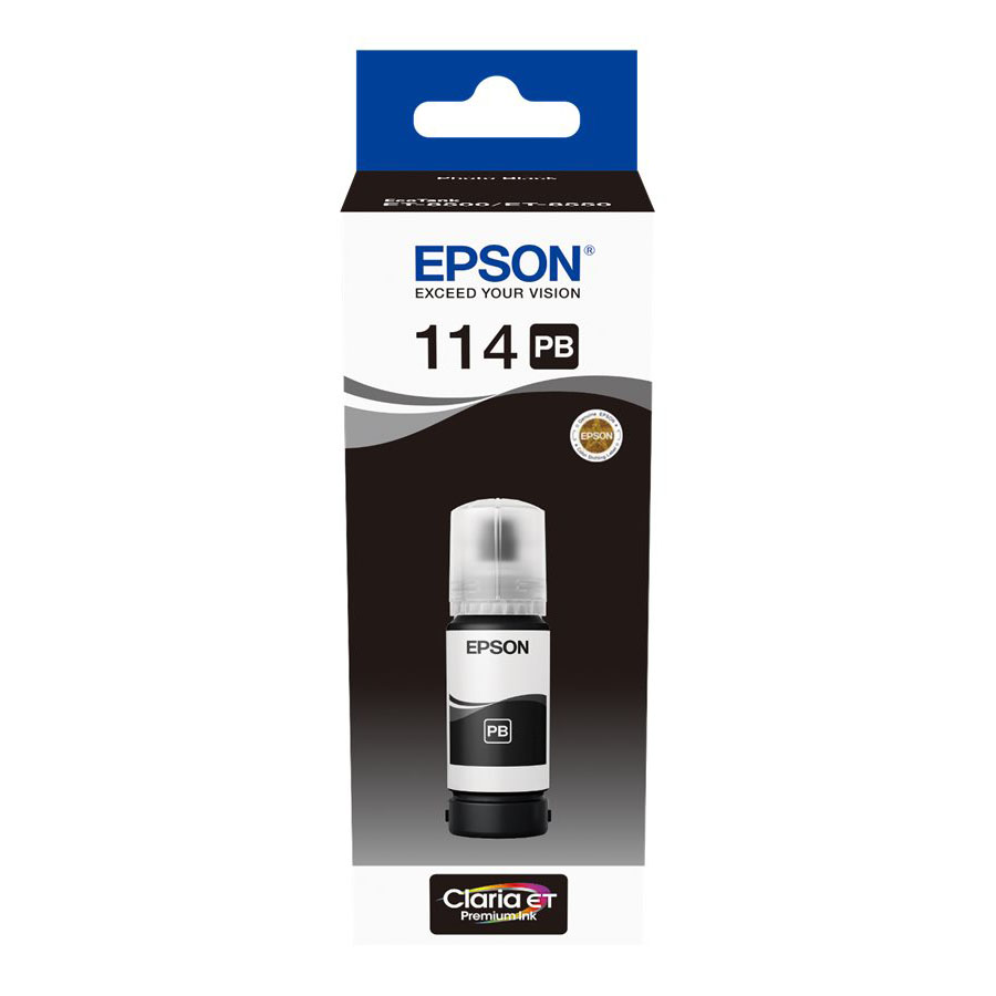Recarga de Tinta 114 Original Epson Preto FOTO (C13T07B140)