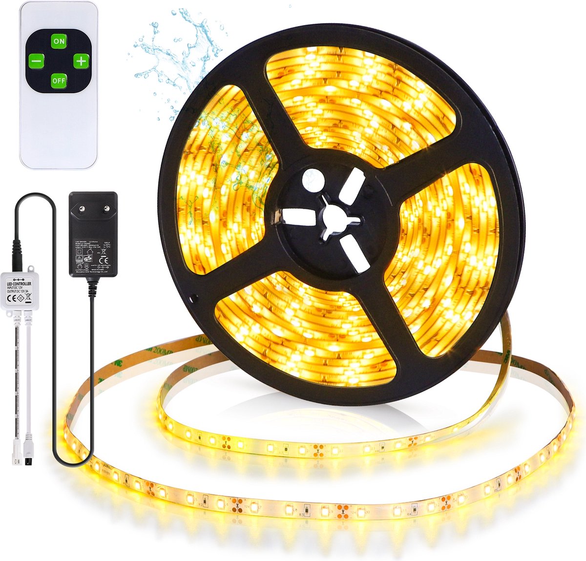 Fita Led 5 Metros Aigostar 3000K com Controlo Remoto