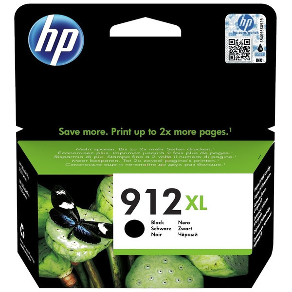 Tinteiro HP 912 XL Original Preto (3YL84AE)