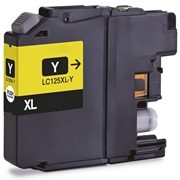 Tinteiro Brother Compatível LC125XL amarelo