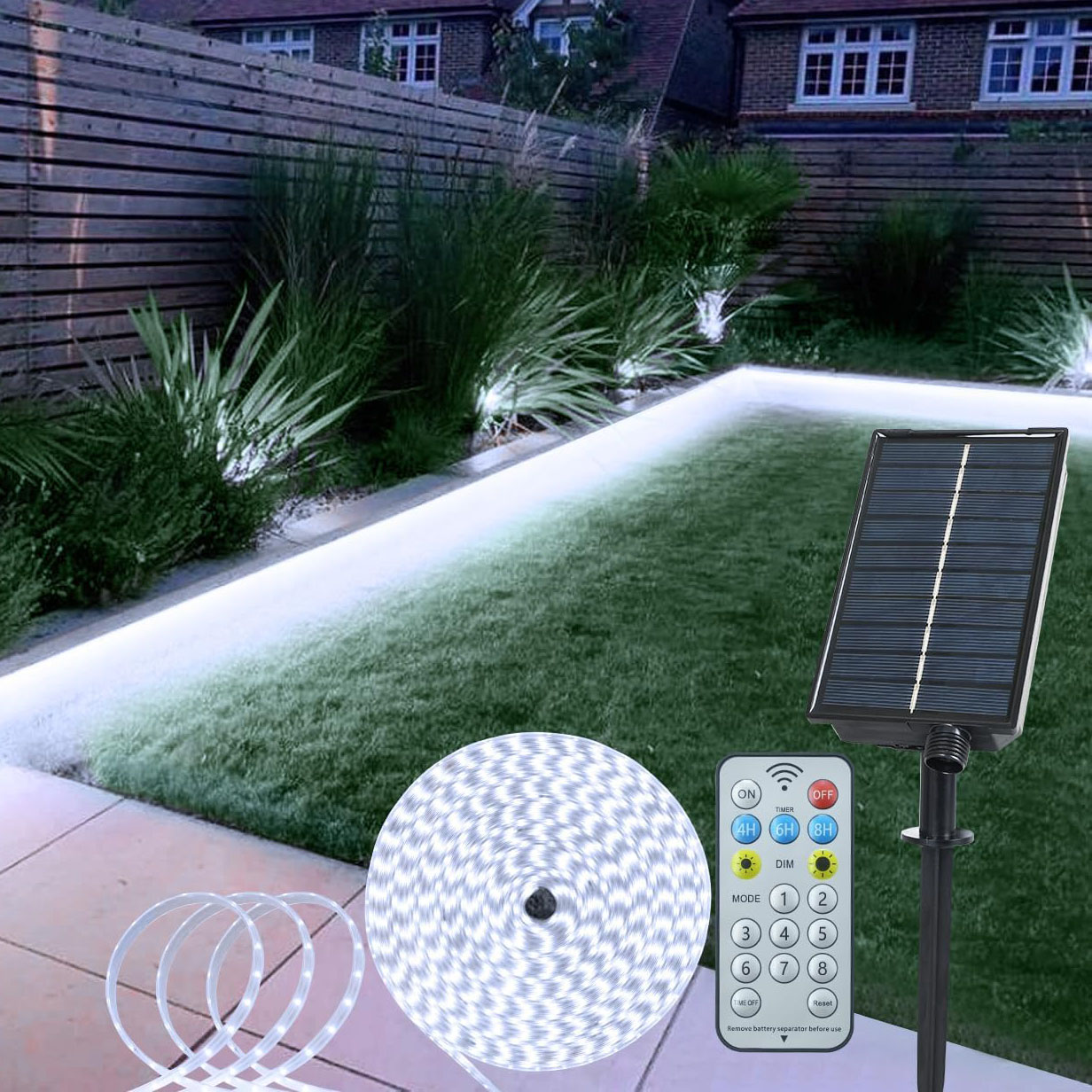 Fita LED Solar 50W 6500K 7 Metros Aigostar c/ Controlo Remoto