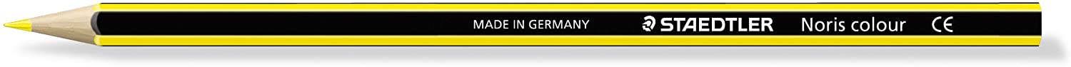 Lápis Staedtler Noris 185 Hexagonal Cor Amarelo - Pack 12