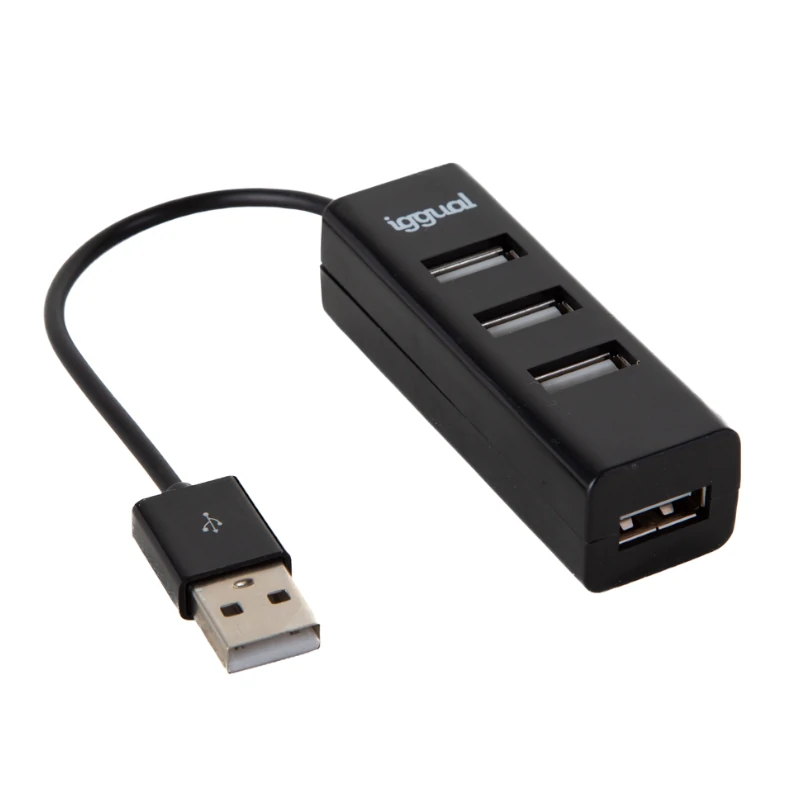 iggual Hub USB 2.0 x 4 Portas HUB-A-4p
