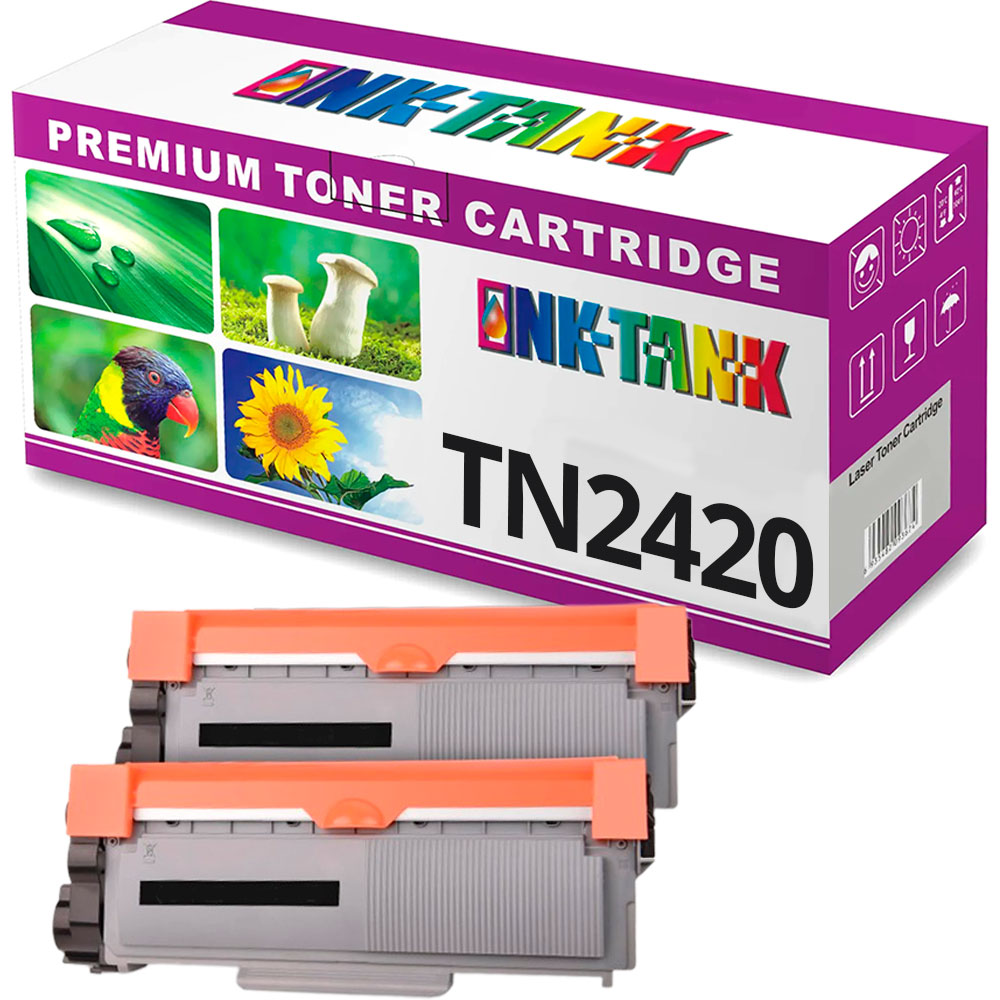 Pack 2 Toners Brother TN-2420 Compatíveis