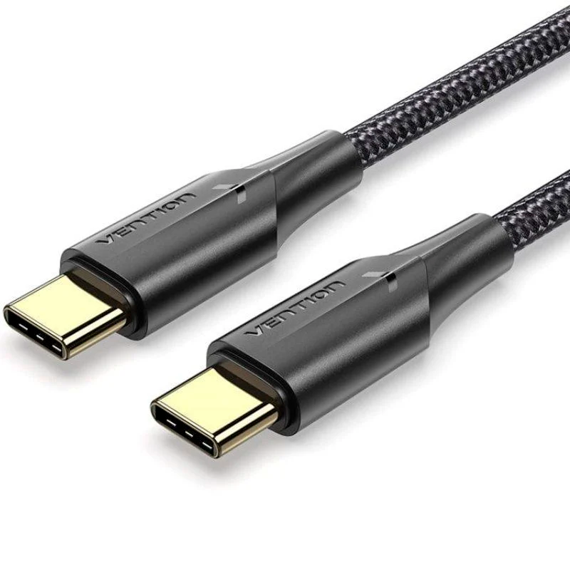 Cabo USB 2.0 Tipo-C 3A Vention até 60W 480Mbps 1 metro