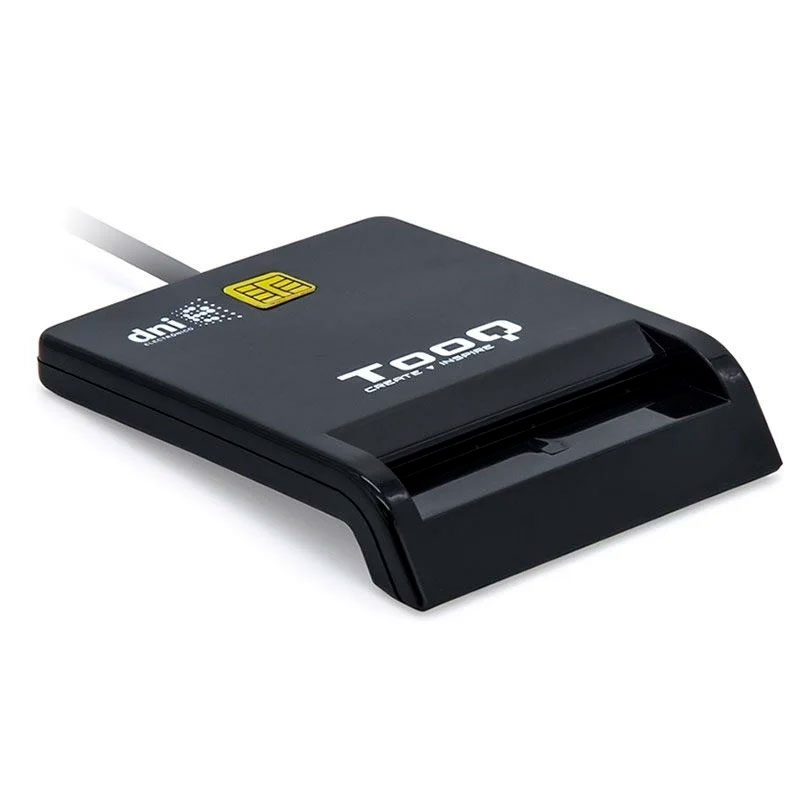 Leitor Smart Card DNI e Cartão de Cidadão TooQ Preto
