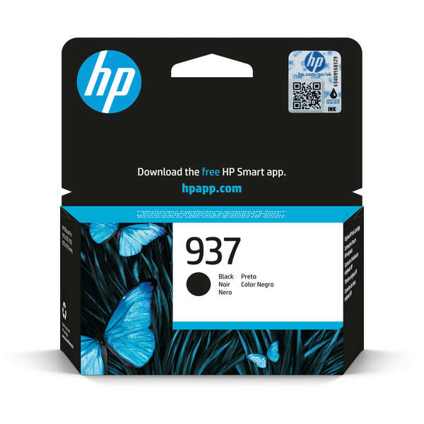 Tinteiro HP 937 Preto Original (4S6W5NE)