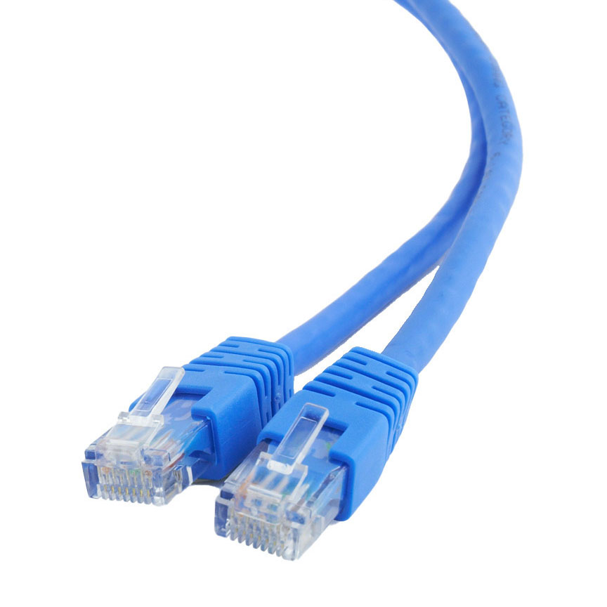 Cabo Rede 0.25 metros RJ45 cat6E UTP Gembird Azul