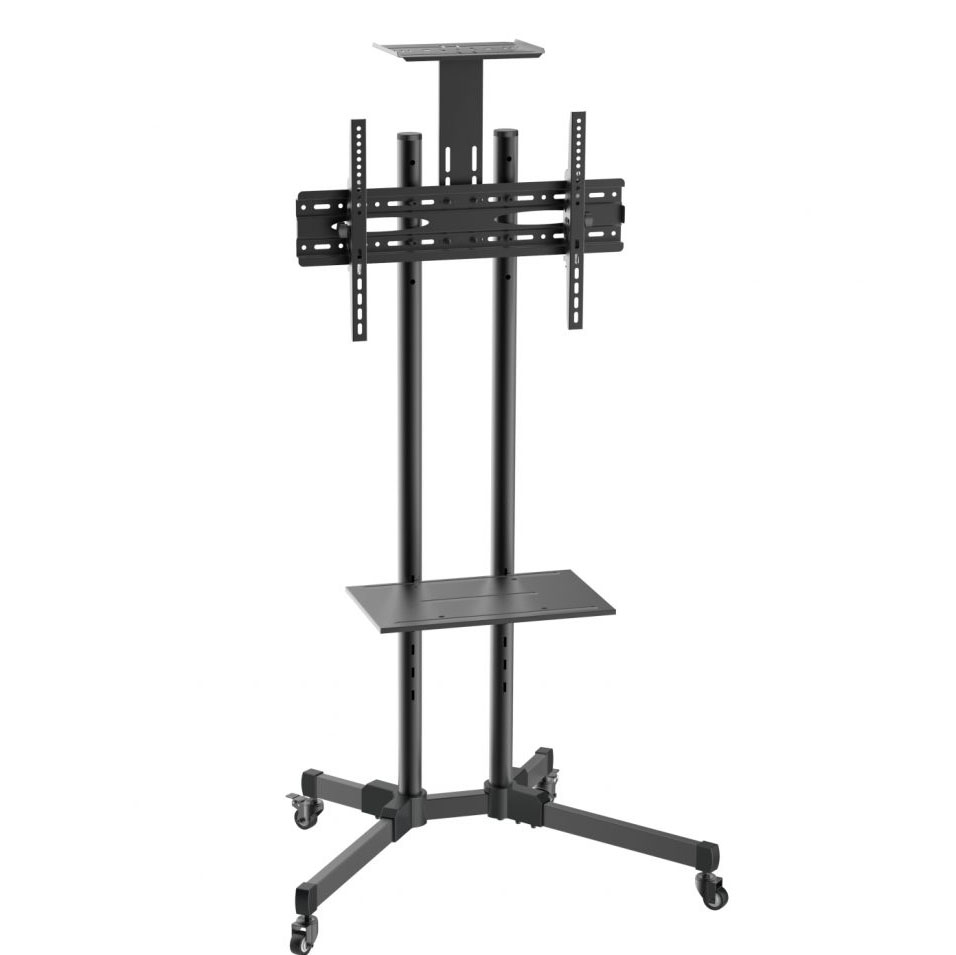 Suporte de Pé Inclinável c/ Rodas Aisens TV de 37-70" até 50kg