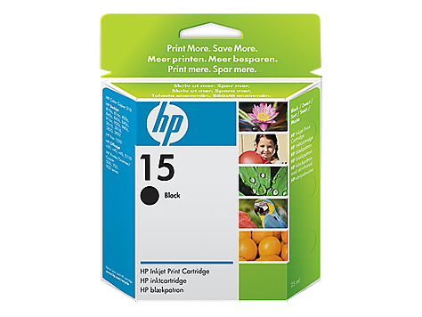 Tinteiro HP 15 Preto Original (C6615DE)