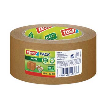 Fita Adesiva PAPEL Castanha TESA 50mm x 50 metros