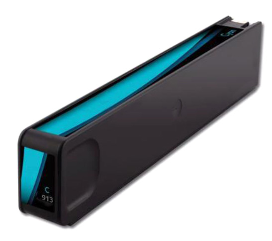 Tinteiro HP Compatível 913A  Azul (F6T77AE)