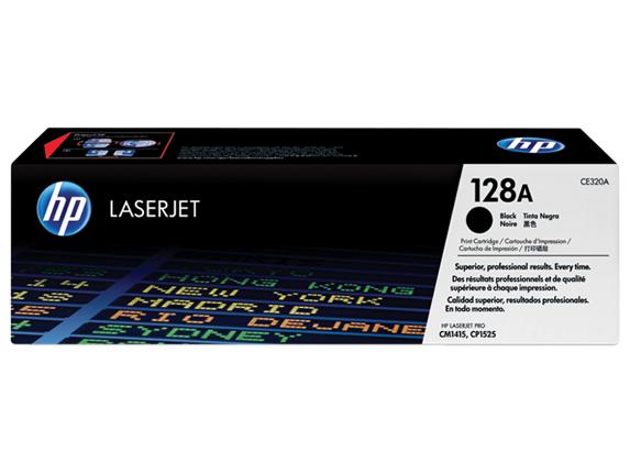 Toner HP LaserJet Original 128A Preto CE320A