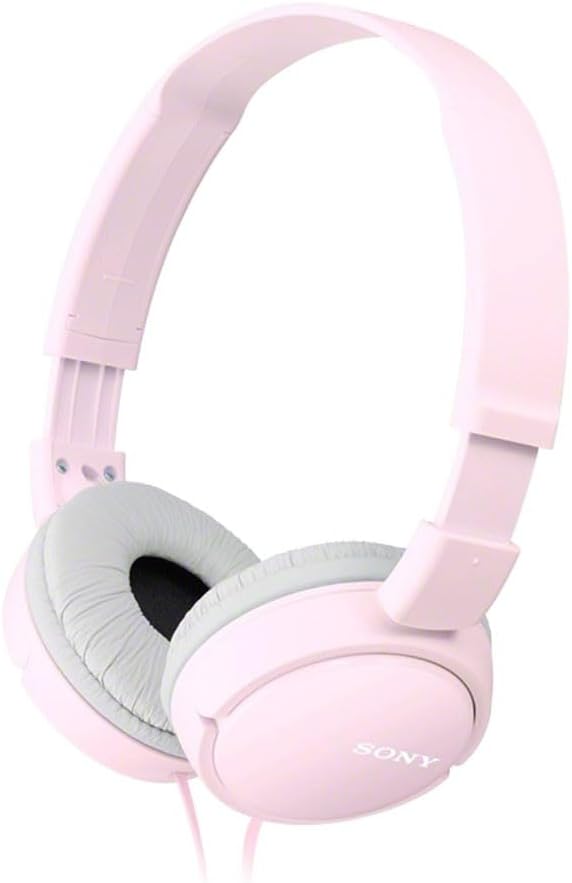 Auscultadores Sony MDR-ZX110P Jack 3.5 Rosa