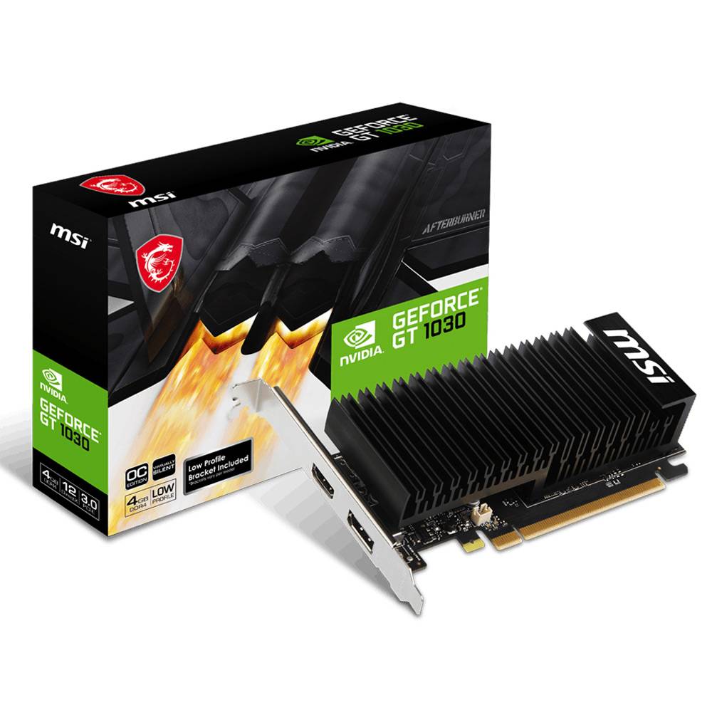 Placa Gráfica MSI GeForce GT 1030 4GB LP