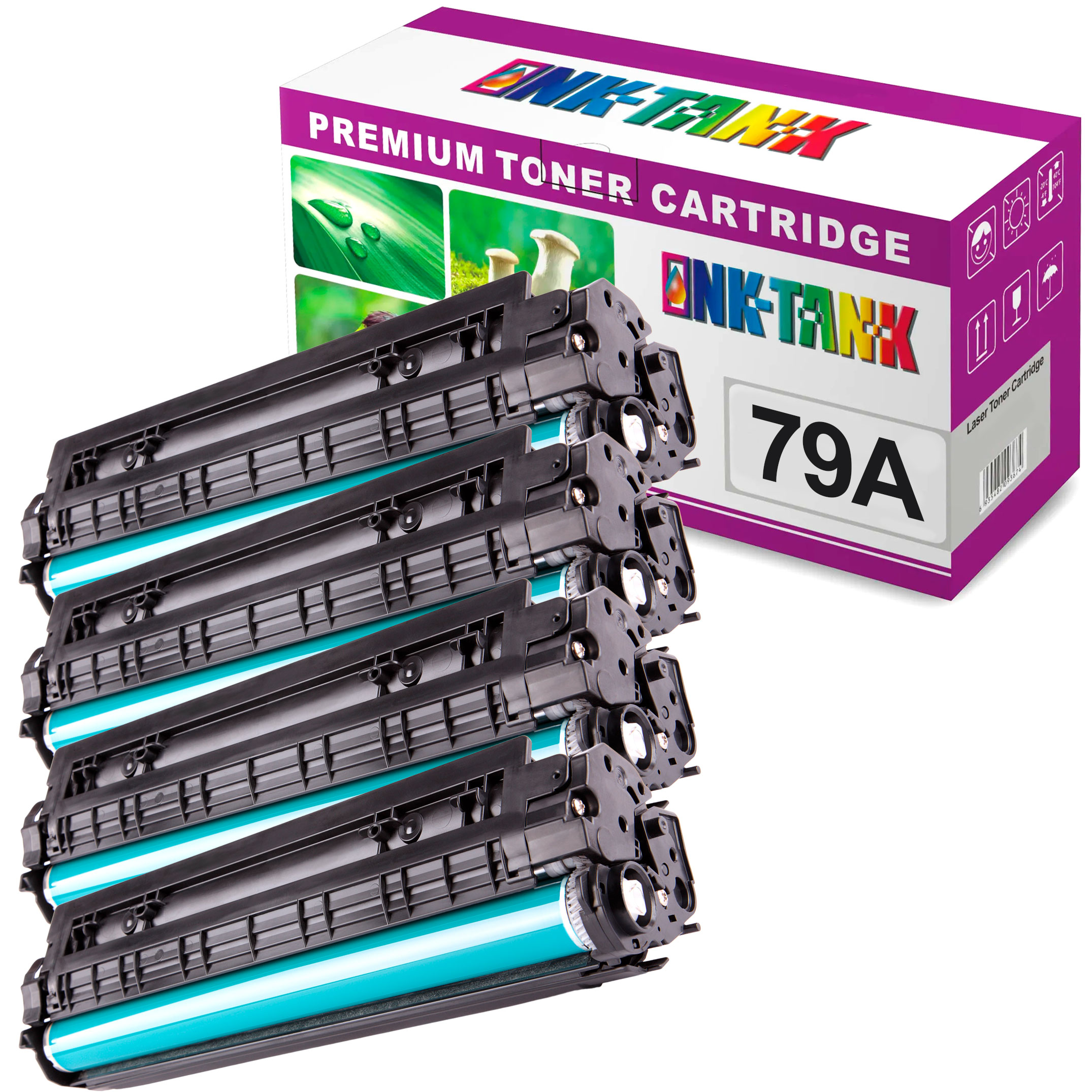 Pack 4 Toners HP 79A Compatíveis CF279A Preto