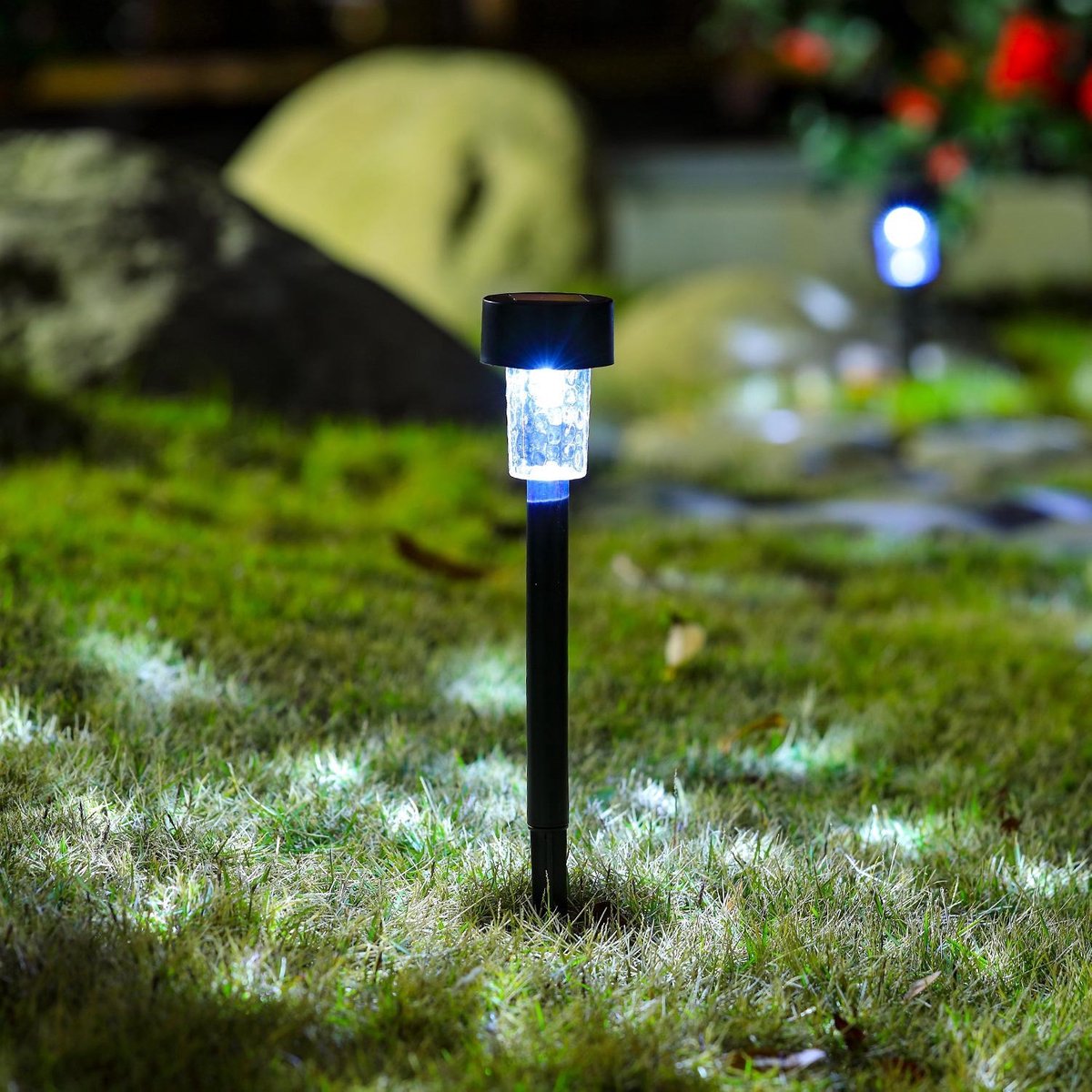 Luz Solar Exterior IP44 6500K 0.06W Led Aigostar Cinza