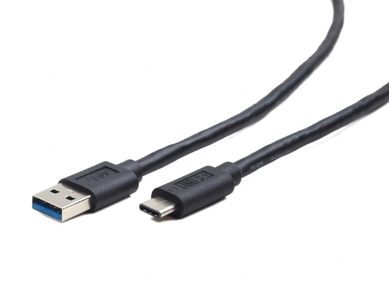 Cabo Gembird USB 3.0 P/ Type-C 1 Metro preto