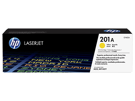 Toner HP LaserJet Original 201A Amarelo (CF402A)
