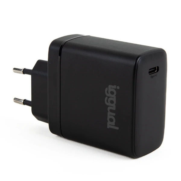 Carregador Quick Power Delivery Type-C 45W GaN Iggual