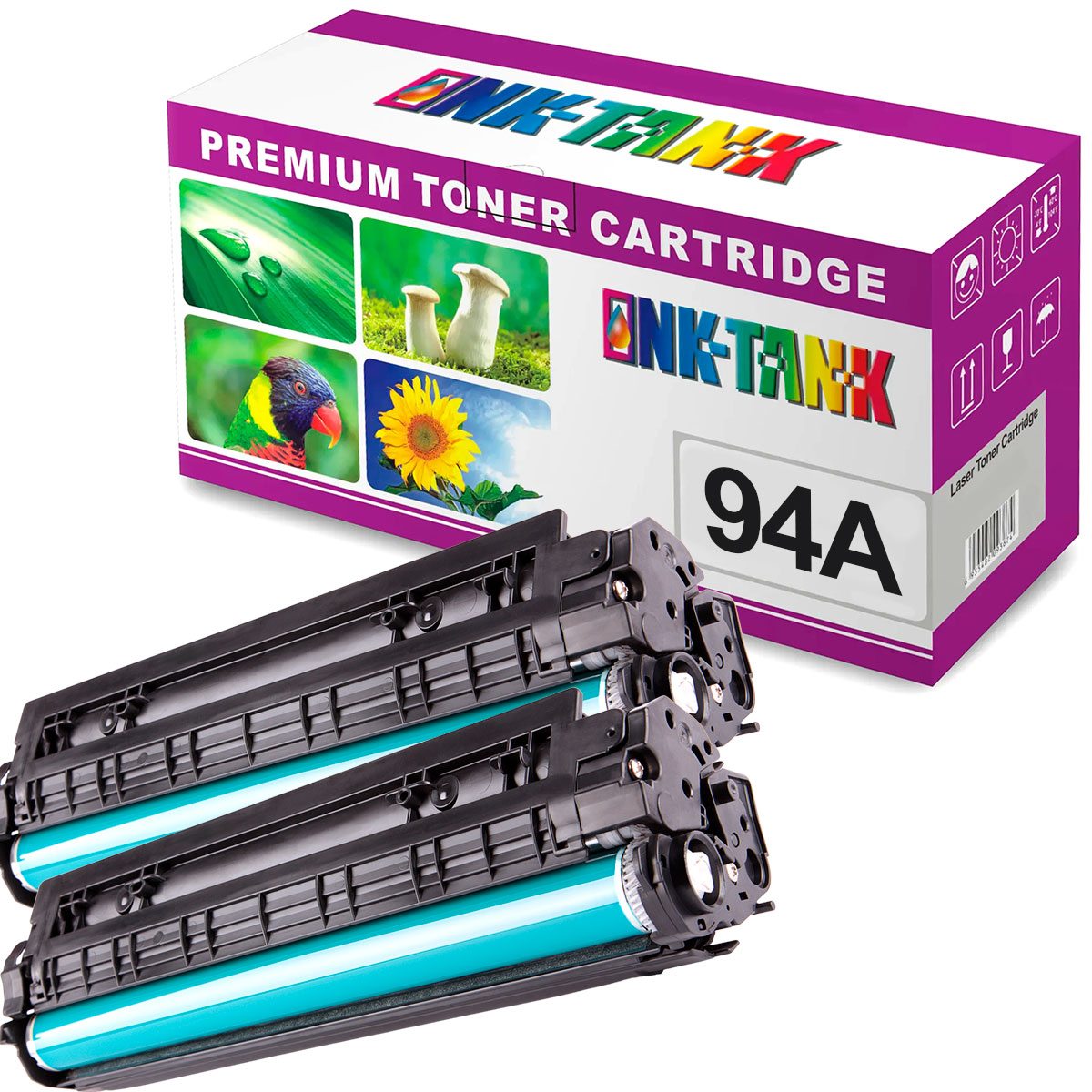 Pack 2 Toners HP 94A Compatíveis CF294A Preto