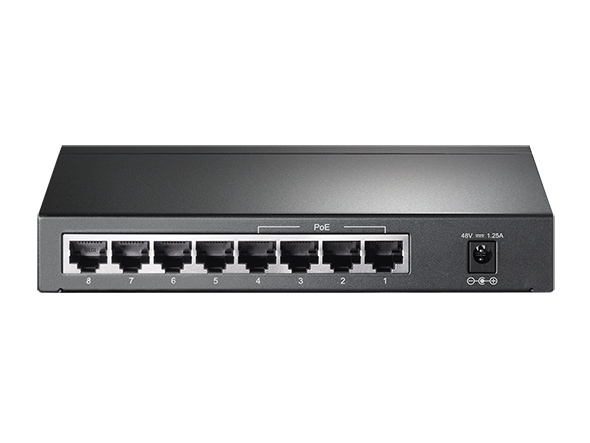 Switch TP-Link de Mesa Gigabit com 8 Portas (4 Portas PoE) TL-SG1008P