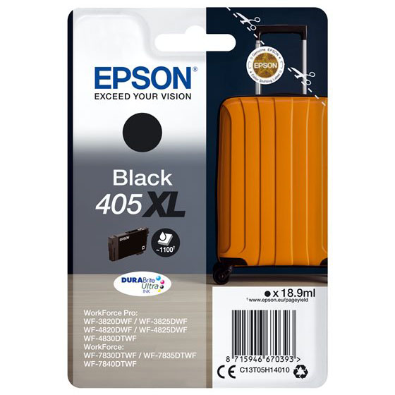 Tinteiro Epson 405 XL Preto Original (C13T05H14020)