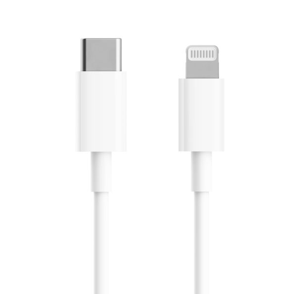 Cabo Xiaomi Mi USB Type-C para Lightning 1m Branco