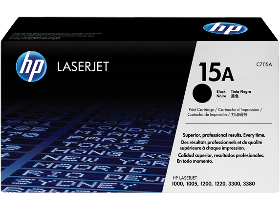 Toner HP LaserJet Original 15A Preto (C7115A)