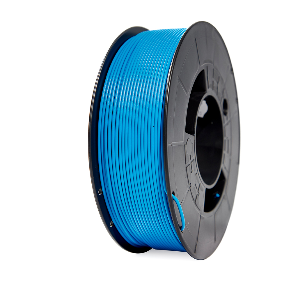 Filamento de Impressão 3D em PLA 1,75mm Bobina 1Kg Azul Claro