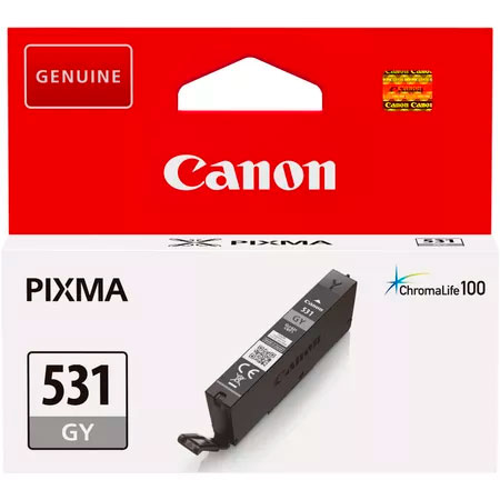 Tinteiro Canon CLI-531GY Cinza Original (6122C001)