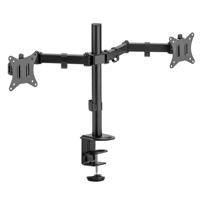 Suporte Duplo Monitor Mesa Iggual SPM02 17-32"